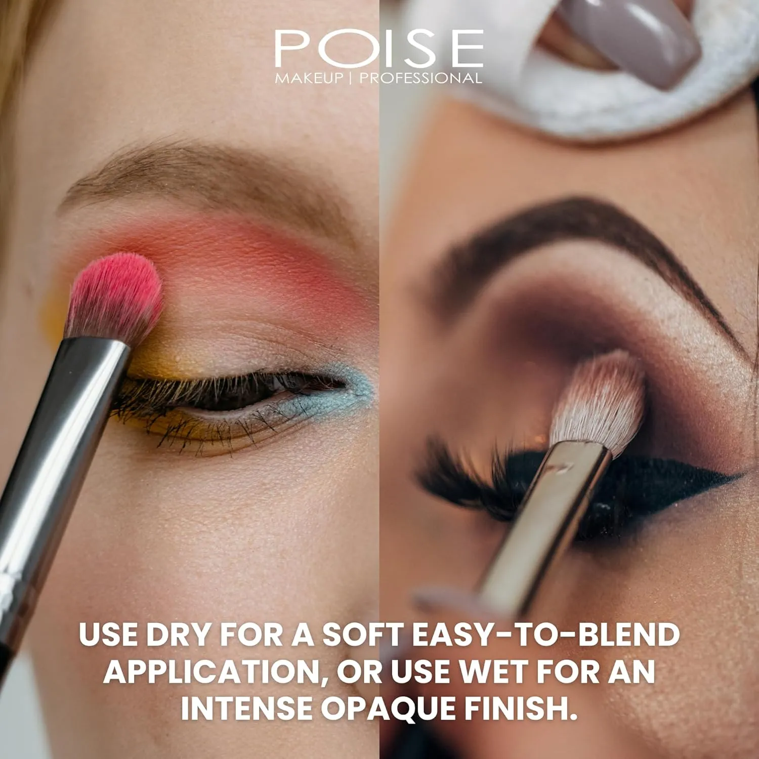 POISE Makeup Mineral Pressed Eye Color Compact with Earth-mineral High Pigments | Talc-free and Paraben-free Eye Shadow, DEMOLISH