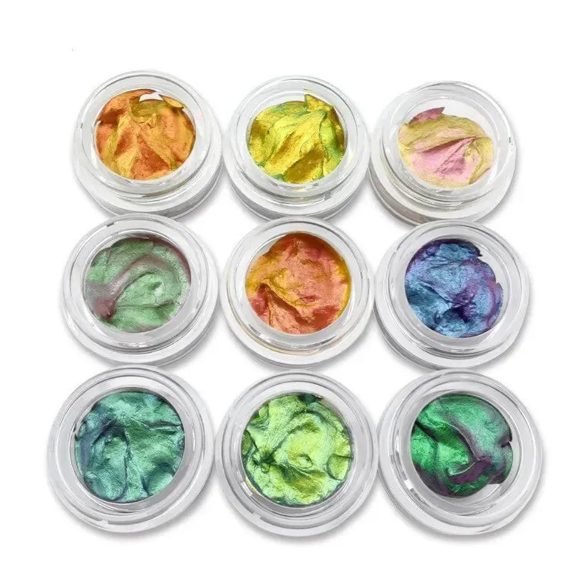 Popular Chameleon Eyeshadow - Long Lasting Metals
Highly Pigmented Diamond Glitter  
Waterproof Color Eye Shadow