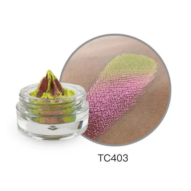 Popular Chameleon Eyeshadow - Long Lasting Metals
Highly Pigmented Diamond Glitter  
Waterproof Color Eye Shadow