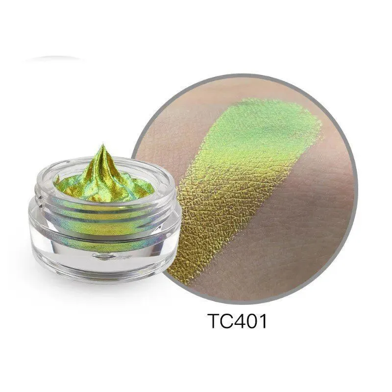 Popular Chameleon Eyeshadow - Long Lasting Metals
Highly Pigmented Diamond Glitter  
Waterproof Color Eye Shadow