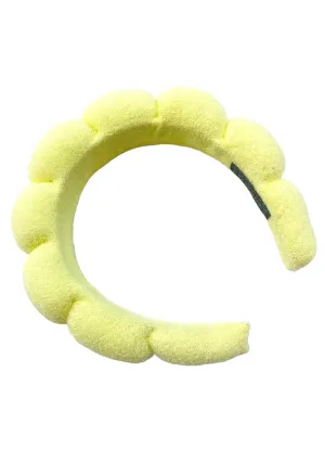 Powder Puff Headband-Yellow