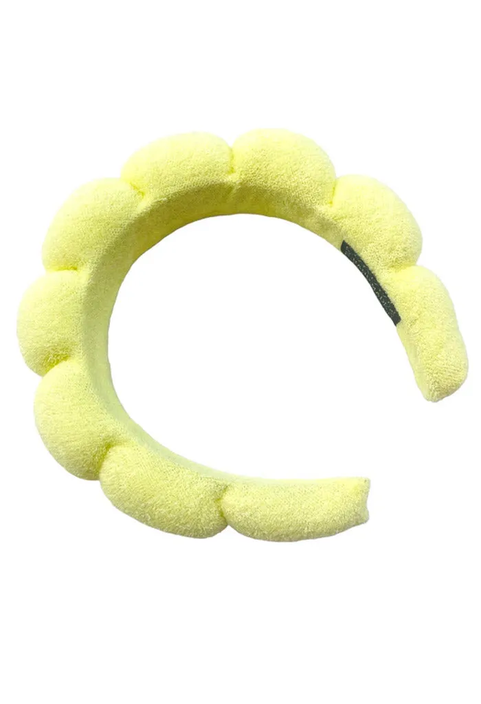 Powder Puff Headband-Yellow