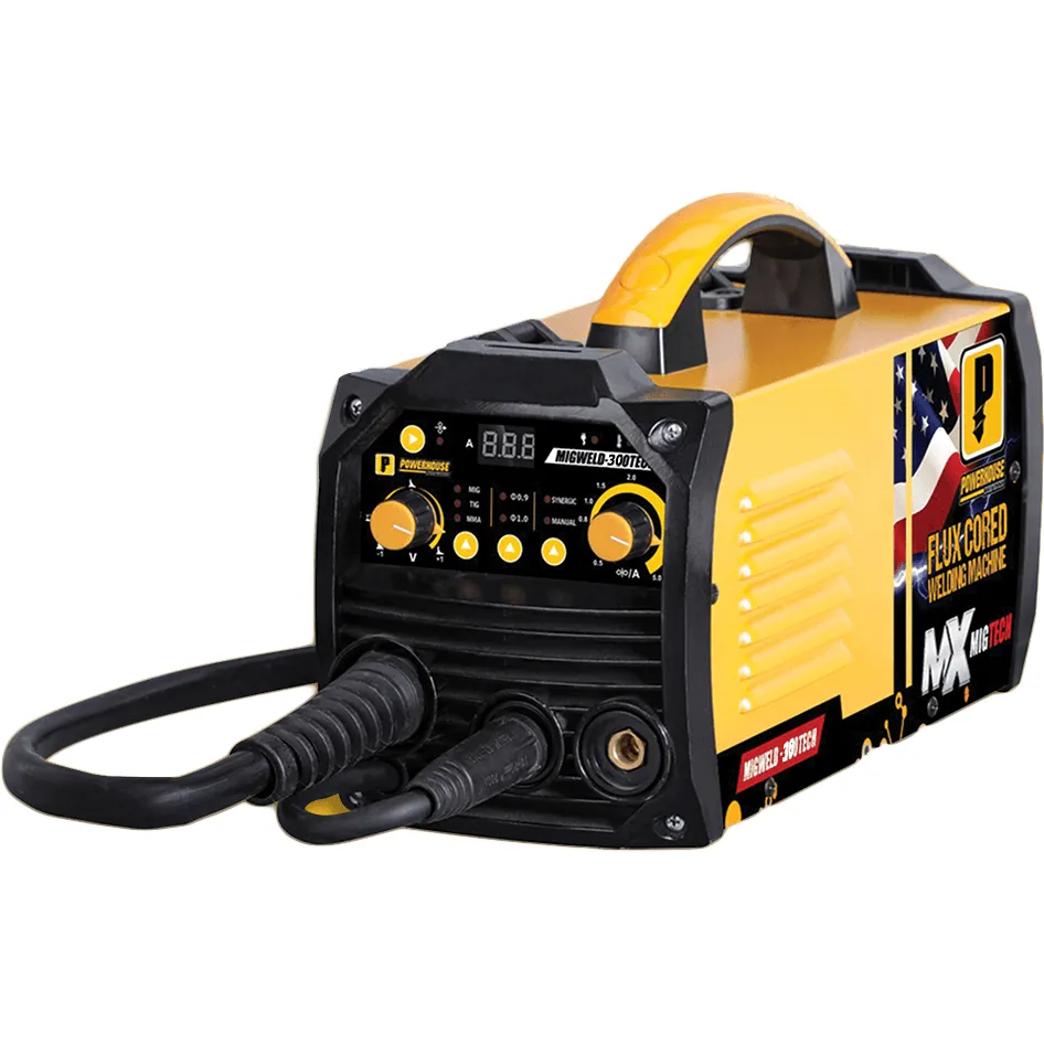 Powerhouse MIGWELD-300TECH MIG DC Inverter Welding Machine 300A (Fluxcored)