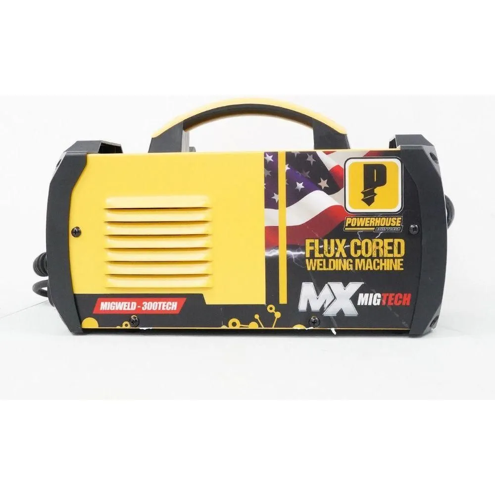 Powerhouse MIGWELD-300TECH MIG DC Inverter Welding Machine 300A (Fluxcored)