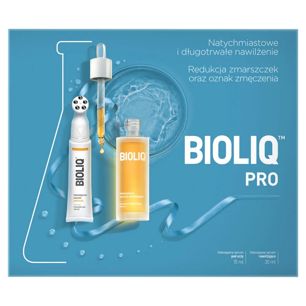 Pro zestaw intensywne serum pod oczy 15ml   intensywne serum nawilżające 30ml