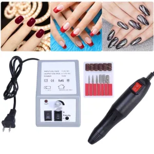 Professional Electric Nail Art Drill Machine Manicure Pedicure Pen Tool Set Kit Hands Nail Polisher File Nail Tools