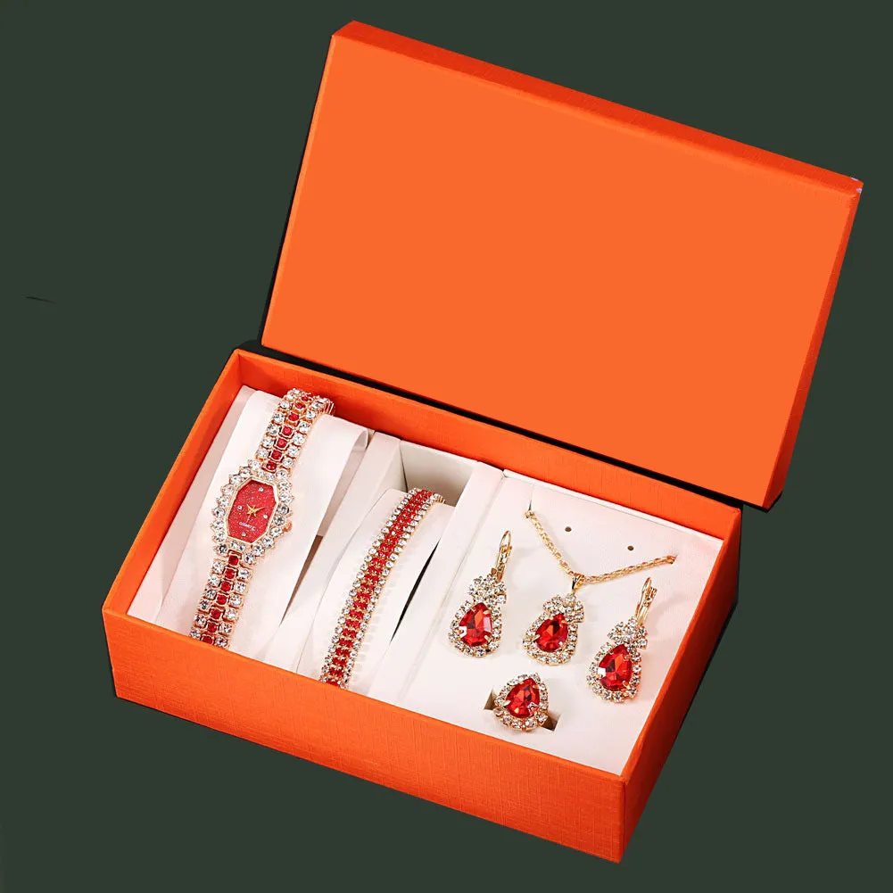Quartz Watch Earrings Gift Box Sets