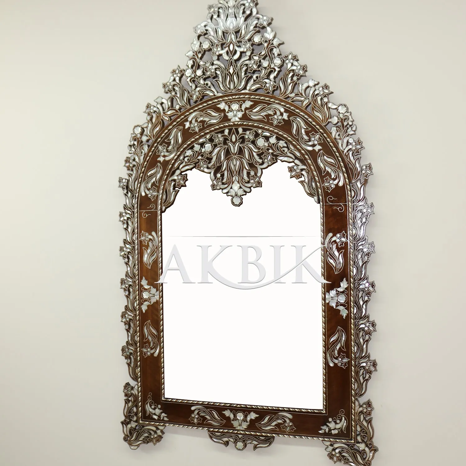 Radiant Sands Mother of Pearl Syrian Mirror