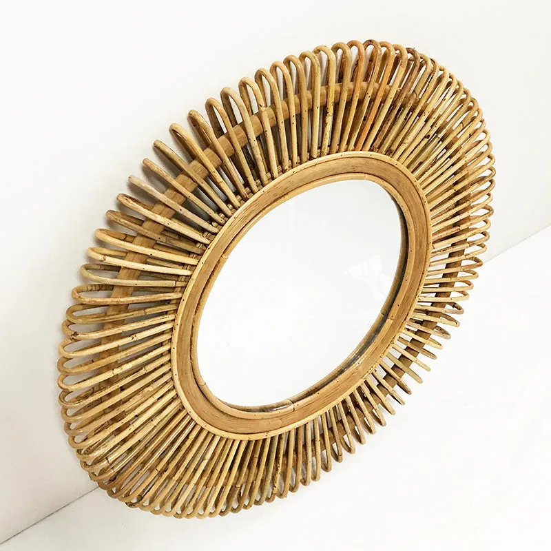 Rattan Mirror 27D