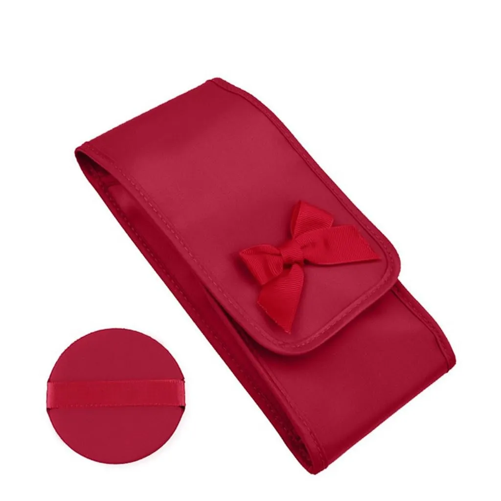 Red Mandala 6pcs Makeup Brush Set Soft Hair Loose Powder Brush With Air Cushion With Brush Bag