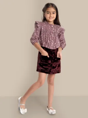 Remi Girls Skirt - Purple