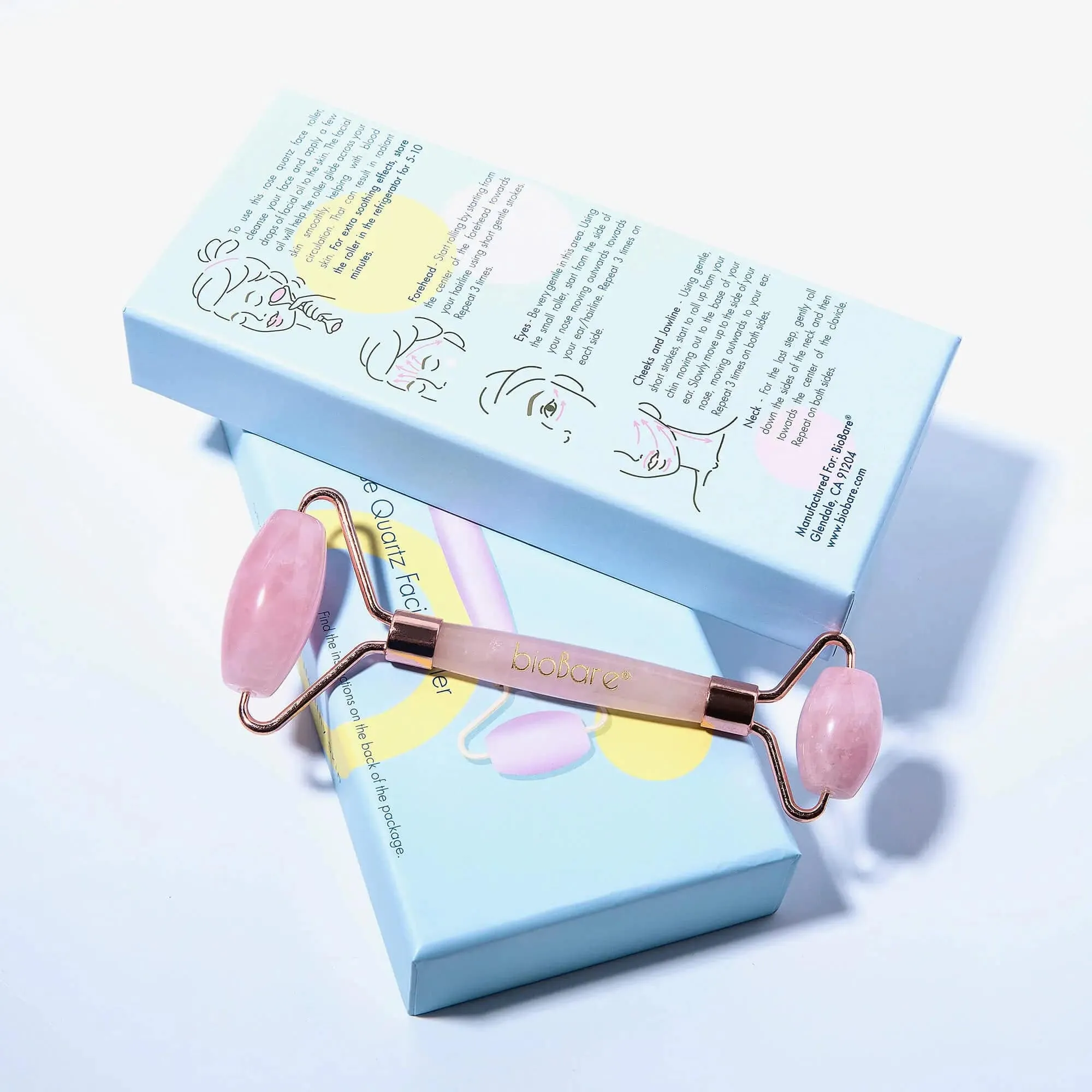 Rose Quartz Facial Roller