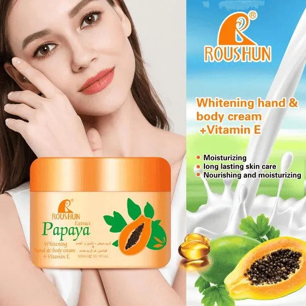 Roushun Papaya Whitening Cream   Scrub (Combo)