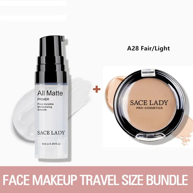 SACE LADY Face Base Primer Makeup set Liquid Matte Concealer Make Up Oil-control Face Corrector Primer Cosmetic