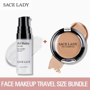 SACE LADY Face Base Primer Makeup set Liquid Matte Concealer Make Up Oil-control Face Corrector Primer Cosmetic