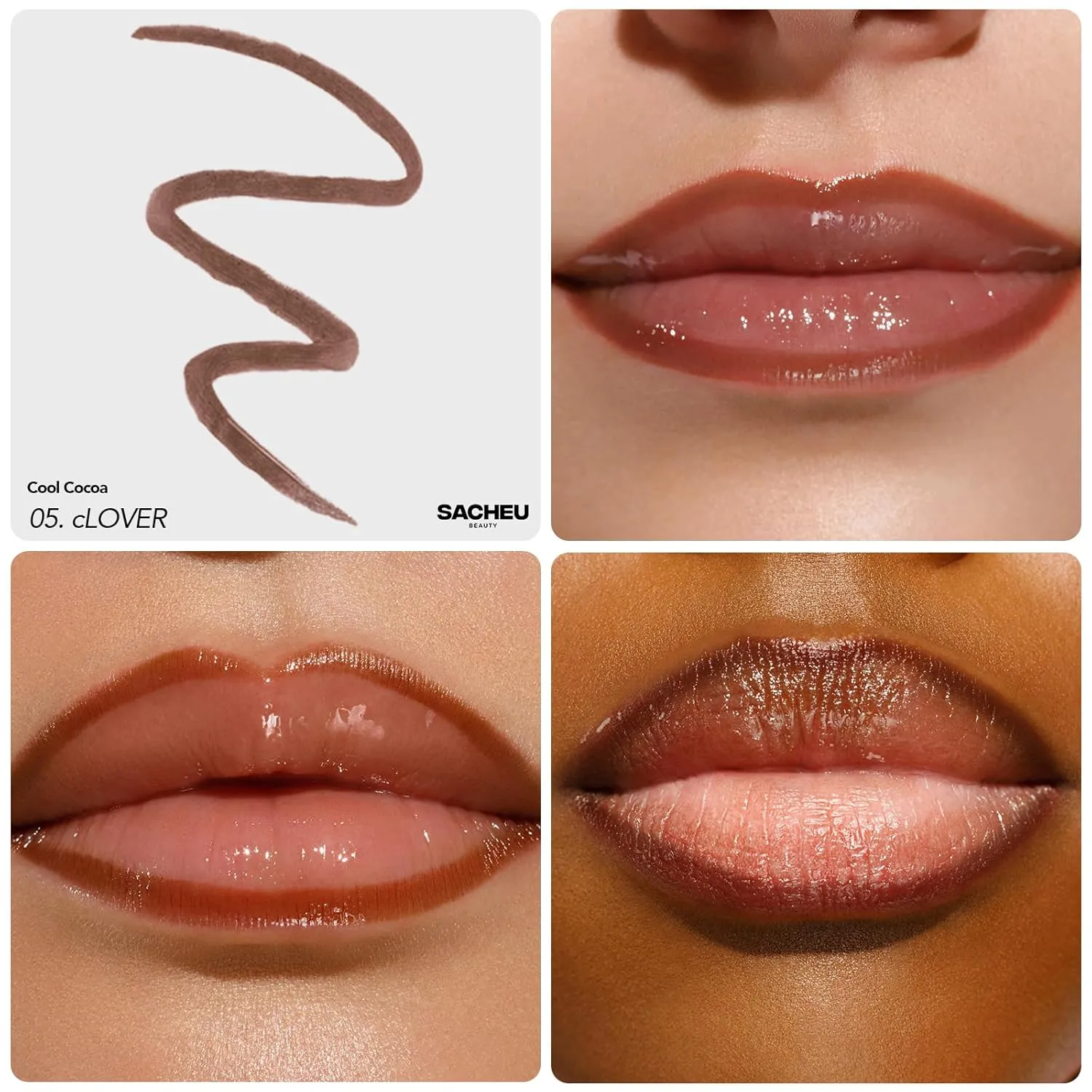 Sacheu - Peel-Off Lip Liner Stain - Deep Bundle