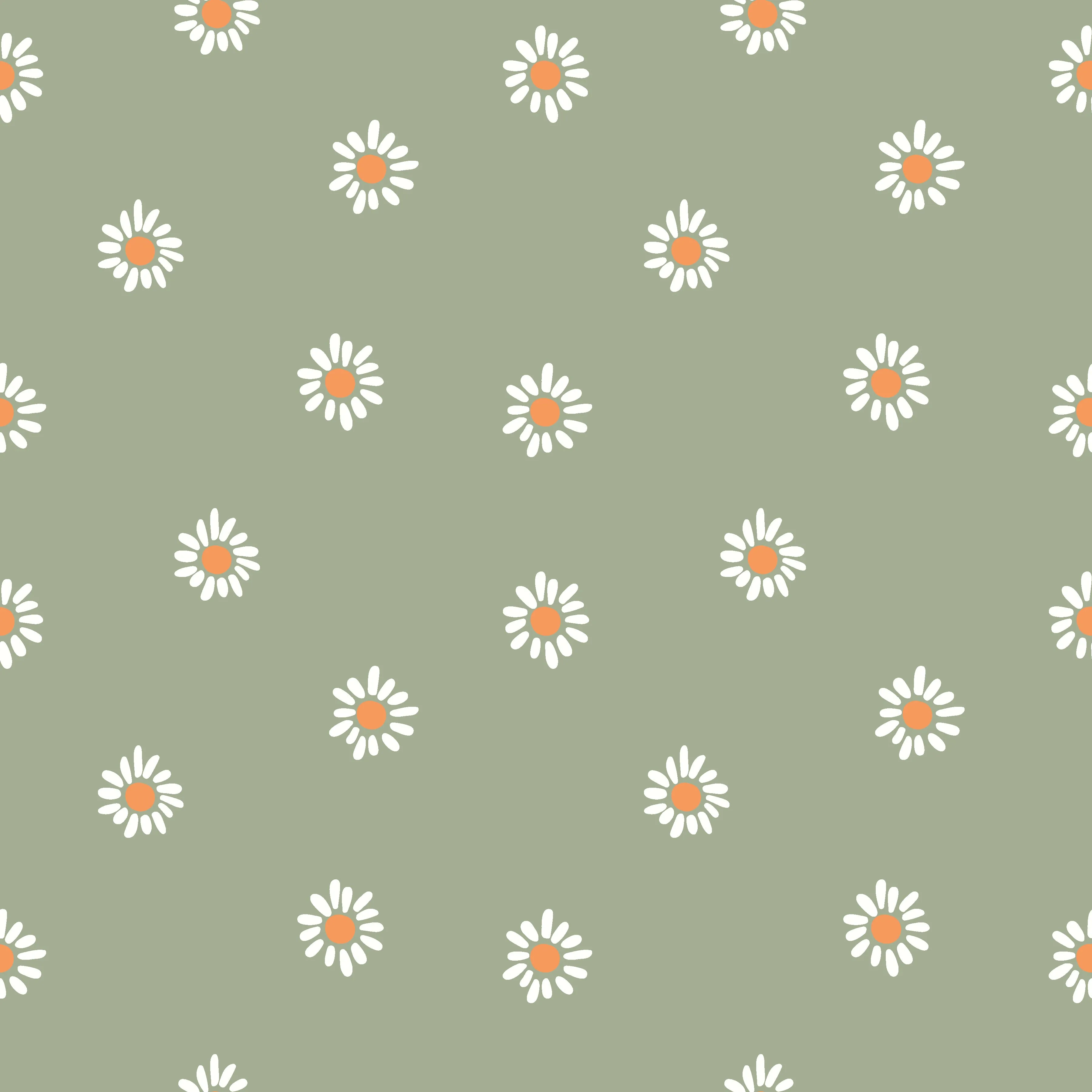 Sage Floral- Euro