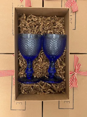 Saudade Gift Box- Set of 2 Pointed Stem Water Glasses