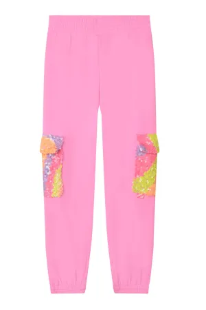 Sequin Cargo Joggers