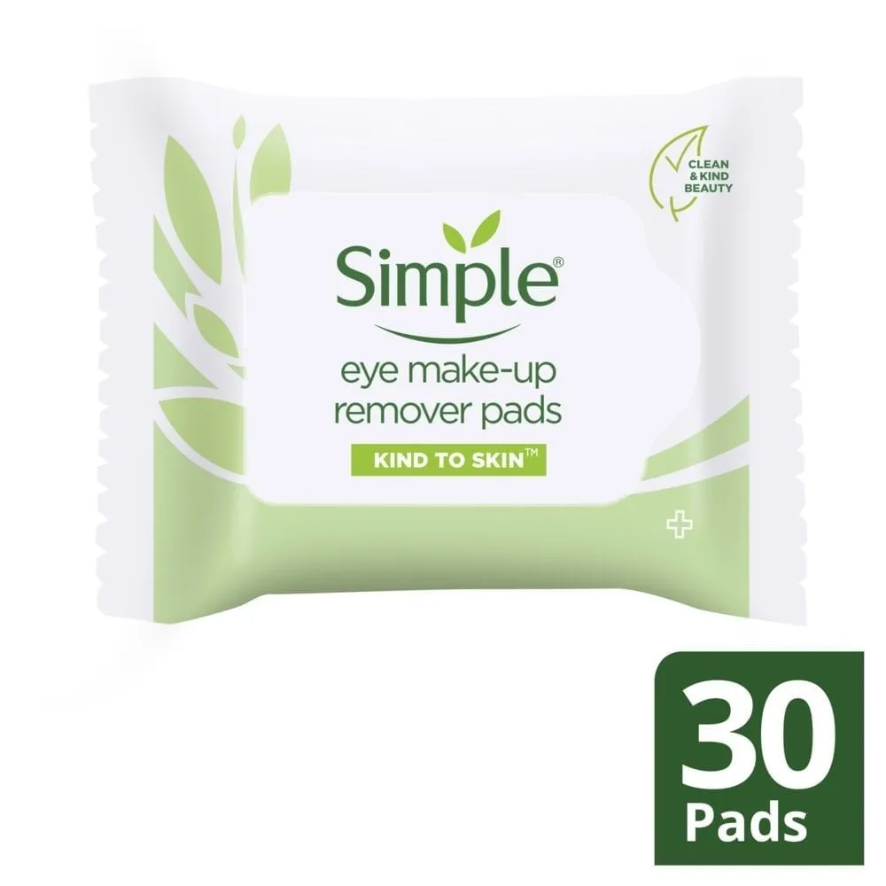 Simple Kind To Skin Eye Makeup Remover Pads Multipack 6 x 20 Wipes