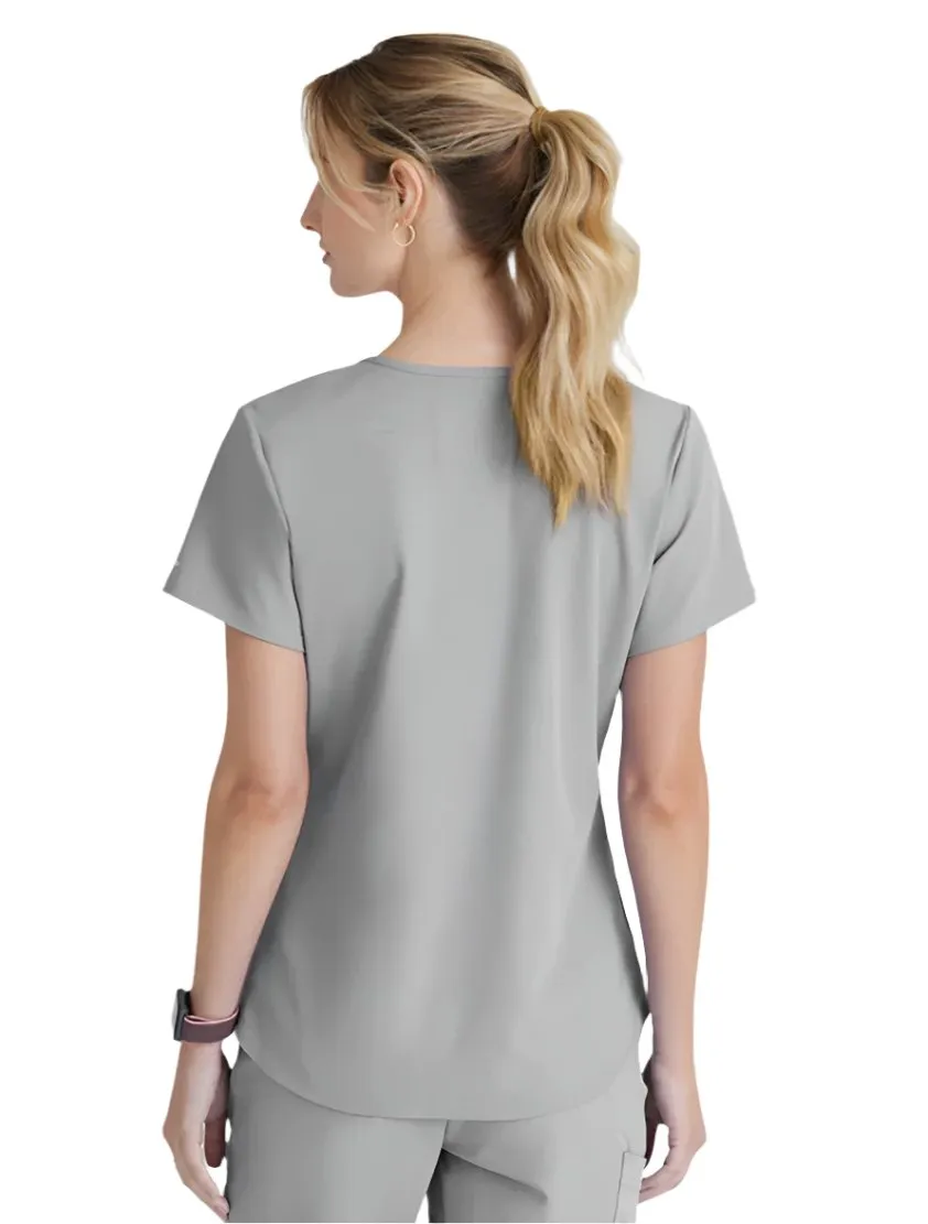 Skechers™ by Barco Breeze 3-Pocket Curved V-Neck Scrub Top