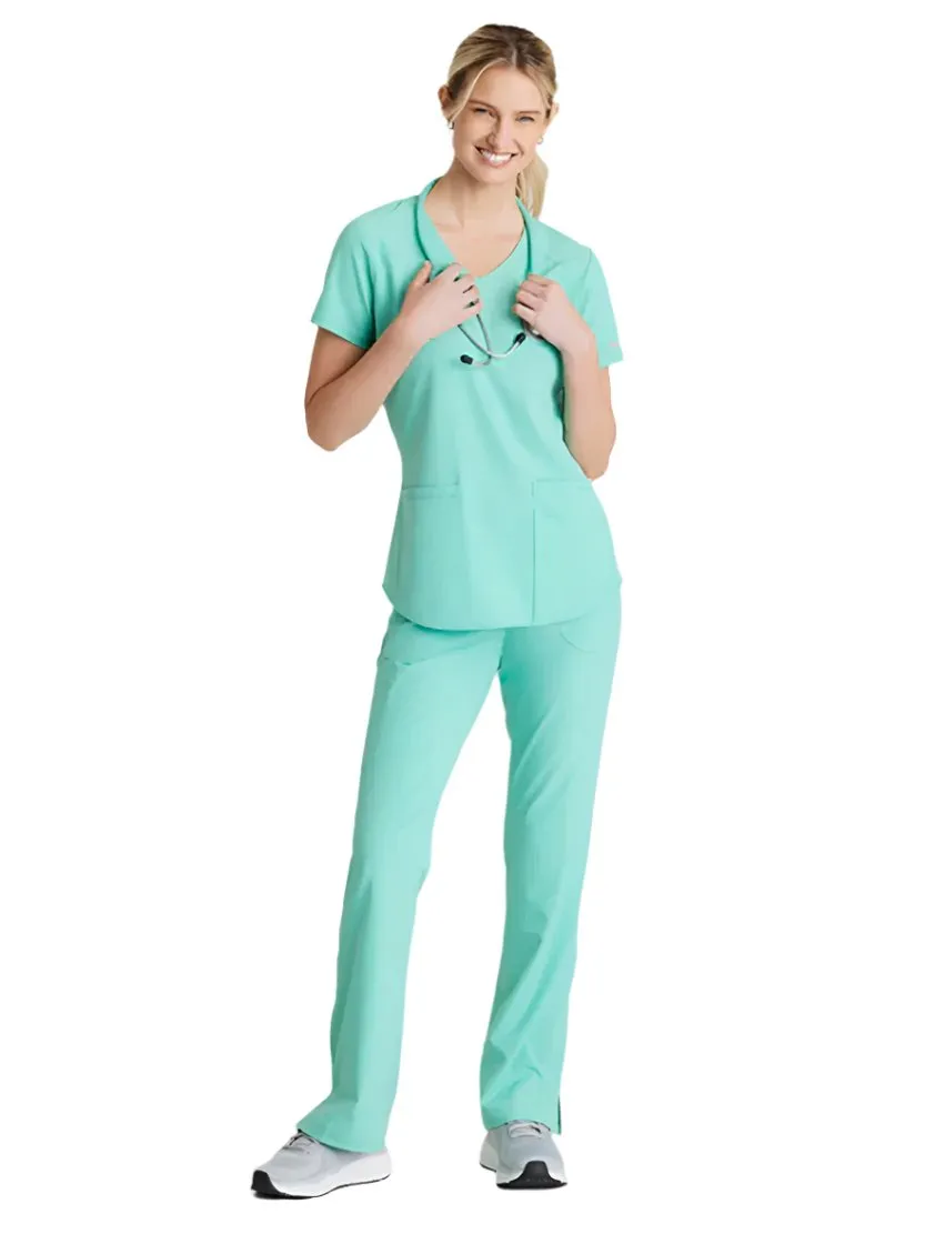 Skechers™ by Barco Breeze 3-Pocket Curved V-Neck Scrub Top
