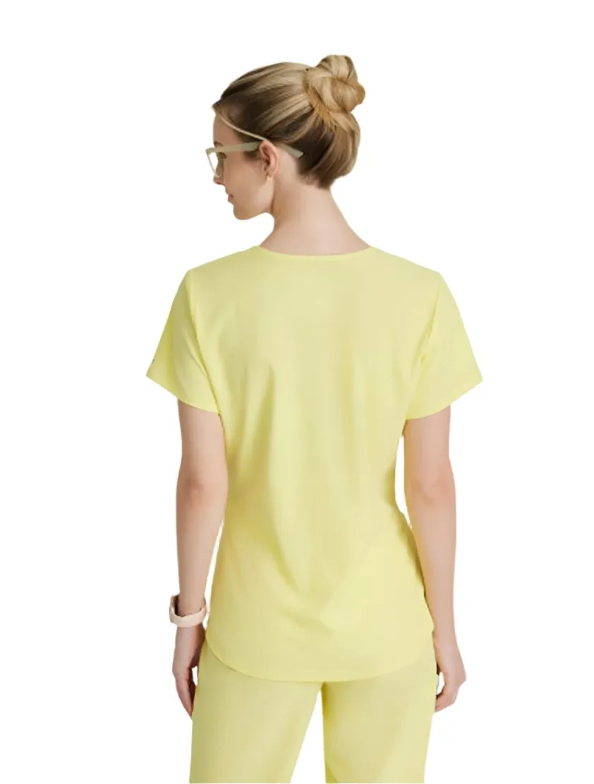 Skechers™ by Barco Breeze 3-Pocket Curved V-Neck Scrub Top