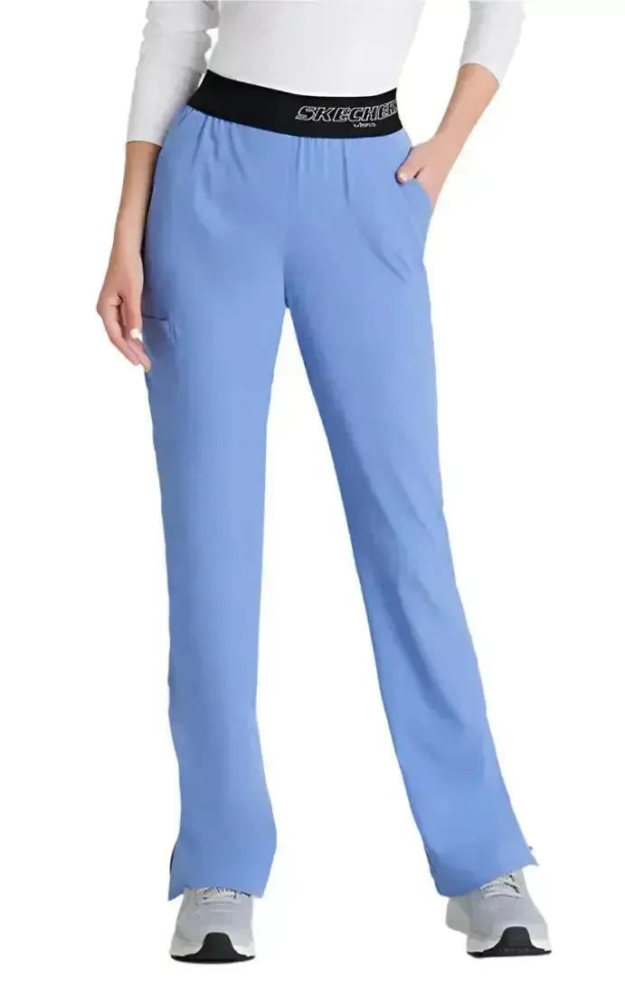 SKECHERS™ by Barco Breeze 3-Pocket Mid-Rise Straight Leg Scrub Pant-Tall