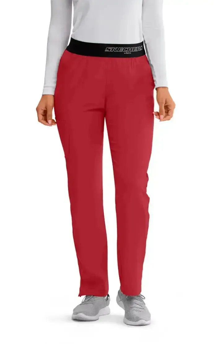 SKECHERS™ by Barco Breeze 3-Pocket Mid-Rise Straight Leg Scrub Pant-Tall