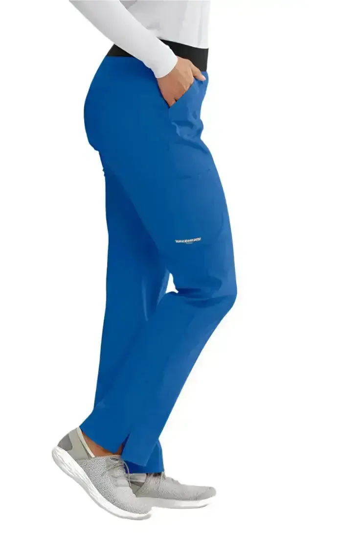 SKECHERS™ by Barco Breeze 3-Pocket Mid-Rise Straight Leg Scrub Pant-Tall
