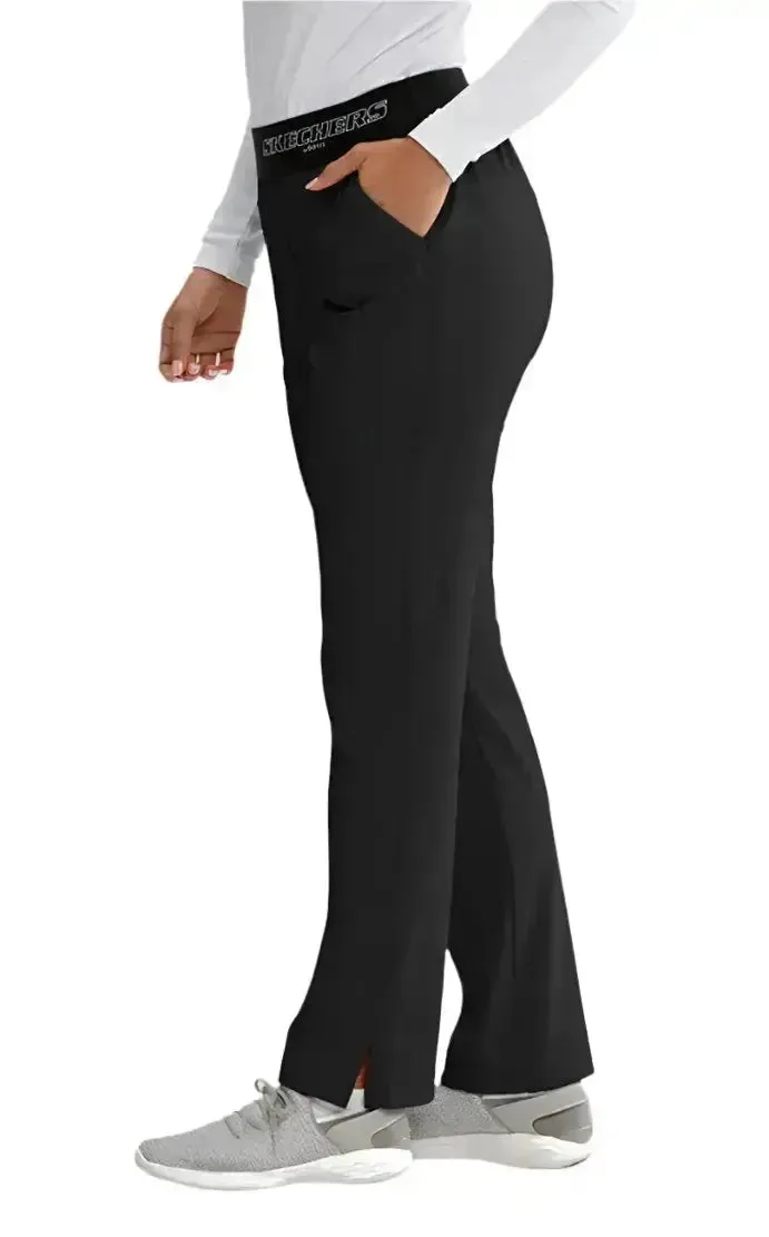 SKECHERS™ by Barco Breeze 3-Pocket Mid-Rise Straight Leg Scrub Pant-Tall