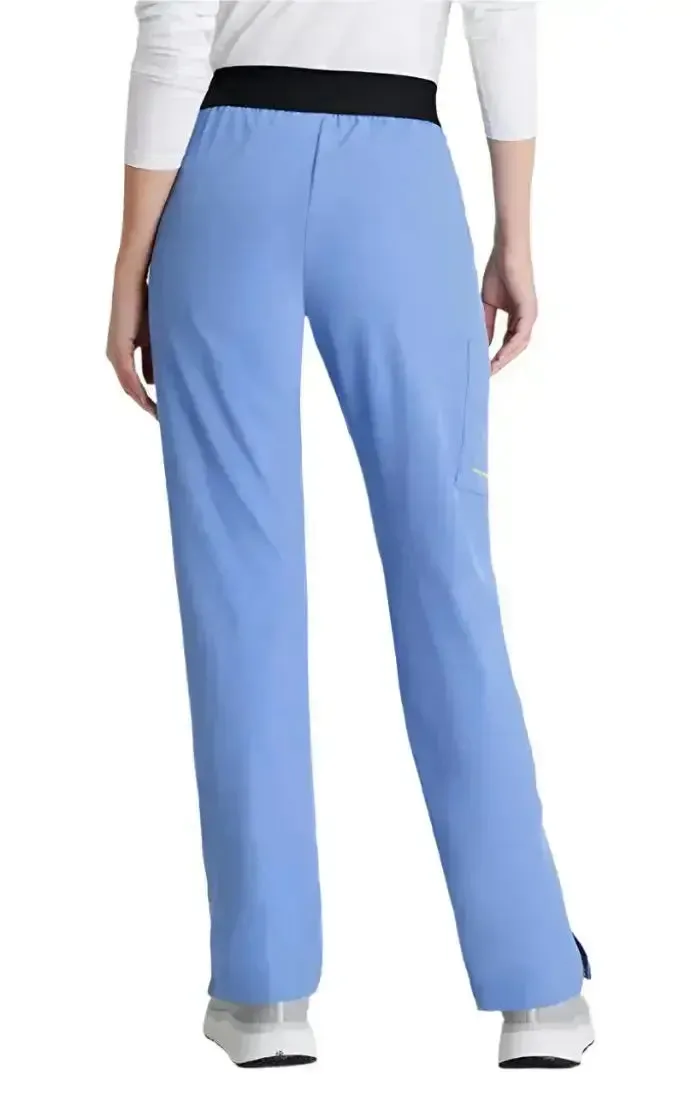 SKECHERS™ by Barco Breeze 3-Pocket Mid-Rise Straight Leg Scrub Pant-Tall