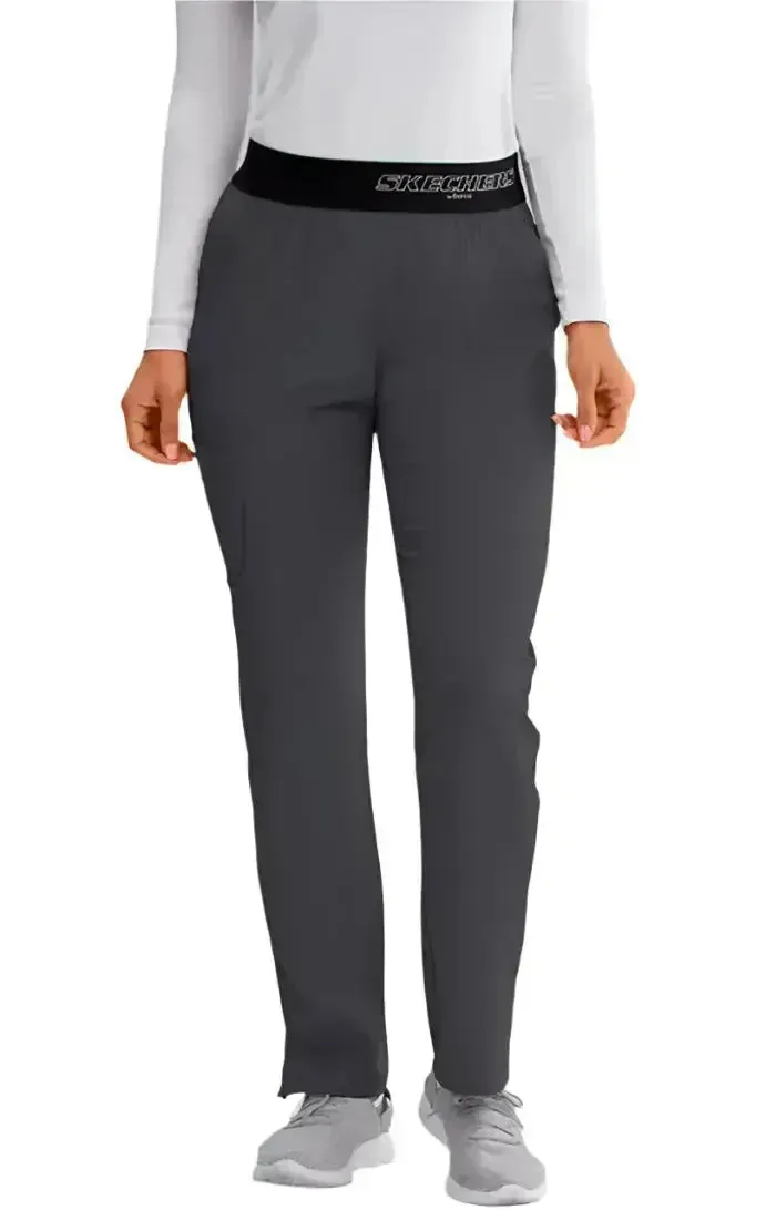 SKECHERS™ by Barco Breeze 3-Pocket Mid-Rise Straight Leg Scrub Pant-Tall