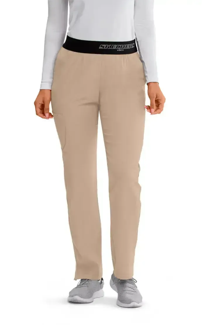 SKECHERS™ by Barco Breeze 3-Pocket Mid-Rise Straight Leg Scrub Pant-Tall