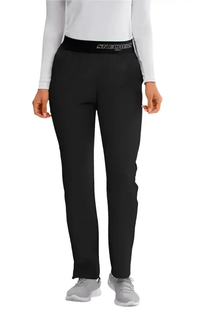 SKECHERS™ by Barco Breeze 3-Pocket Mid-Rise Straight Leg Scrub Pant-Tall