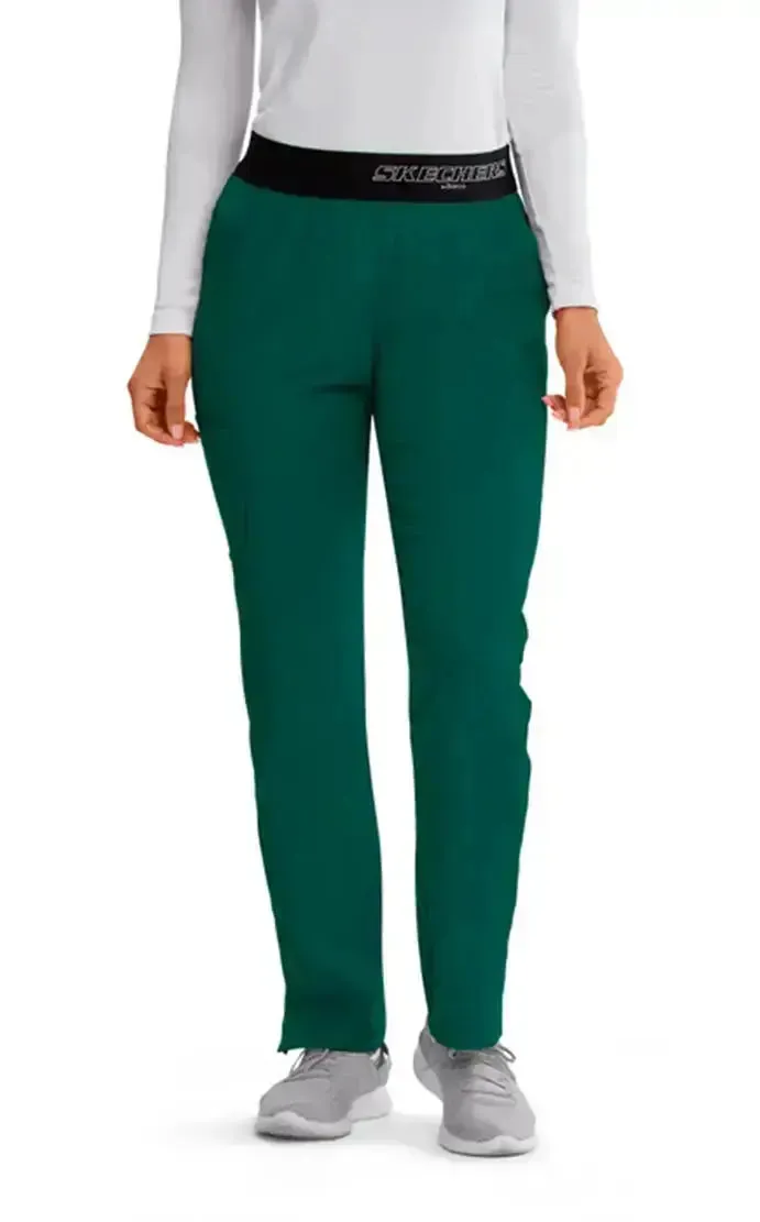 SKECHERS™ by Barco Breeze 3-Pocket Mid-Rise Straight Leg Scrub Pant-Tall