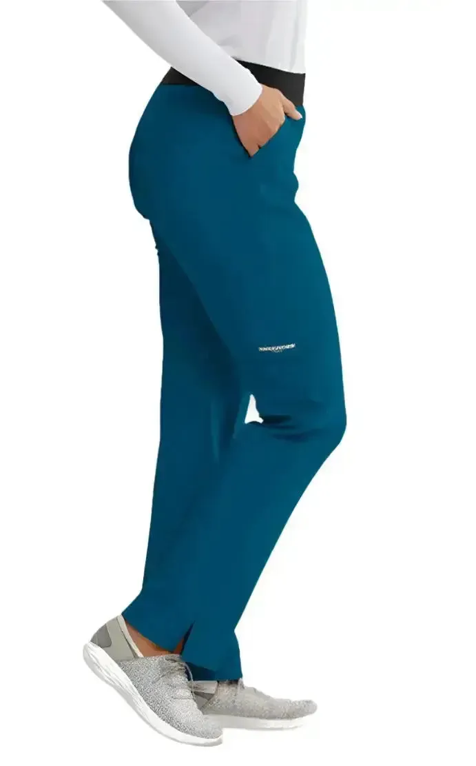 SKECHERS™ by Barco Breeze 3-Pocket Mid-Rise Straight Leg Scrub Pant-Tall
