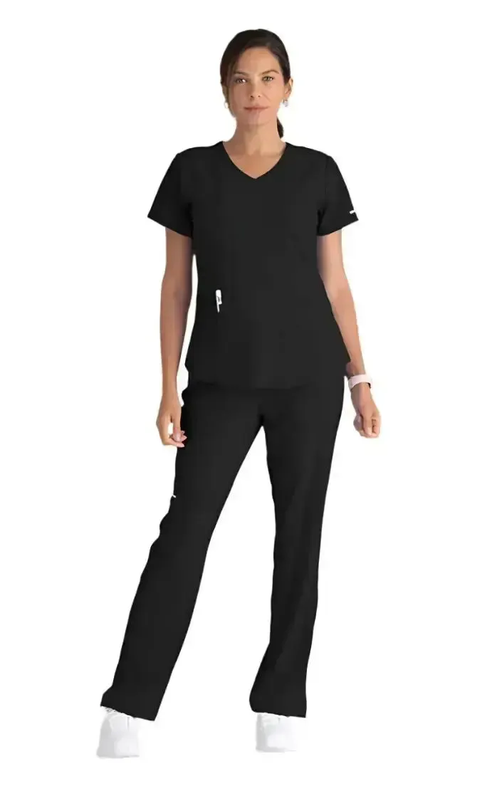 SKECHERS™ by Barco Reliance 3-Pocket Mid-Rise Straight Leg Scrub Pant-Plus