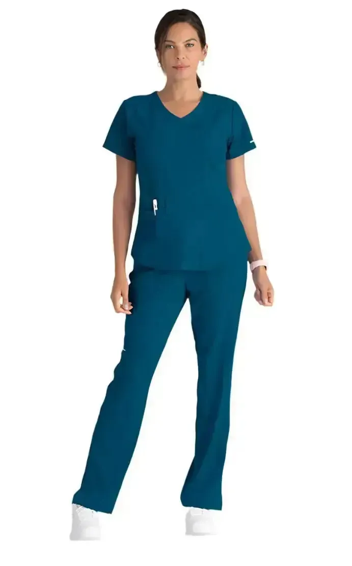 SKECHERS™ by Barco Reliance 3-Pocket Mid-Rise Straight Leg Scrub Pant-Plus