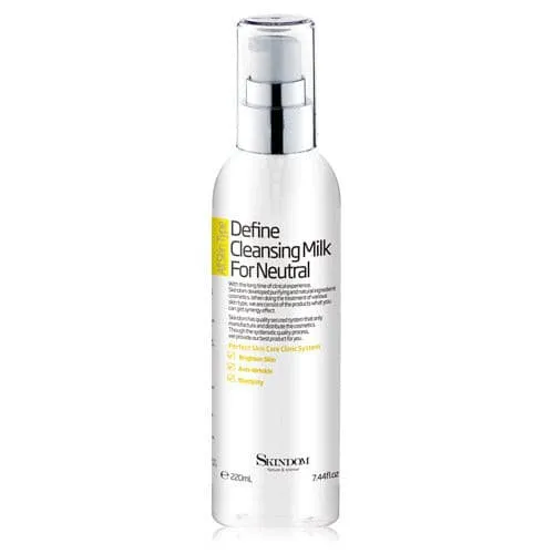 SKINDOM Define Cleansing Milk For Neutral 220ml