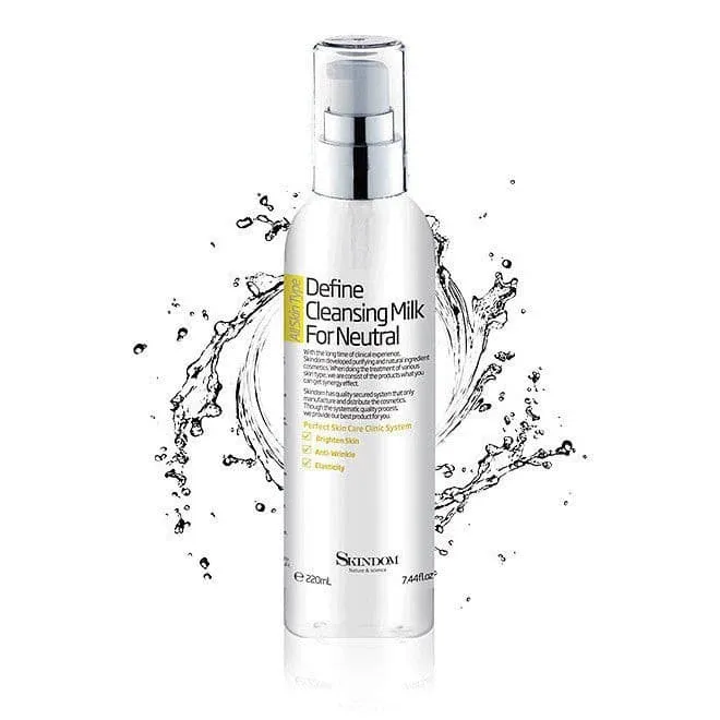 SKINDOM Define Cleansing Milk For Neutral 220ml