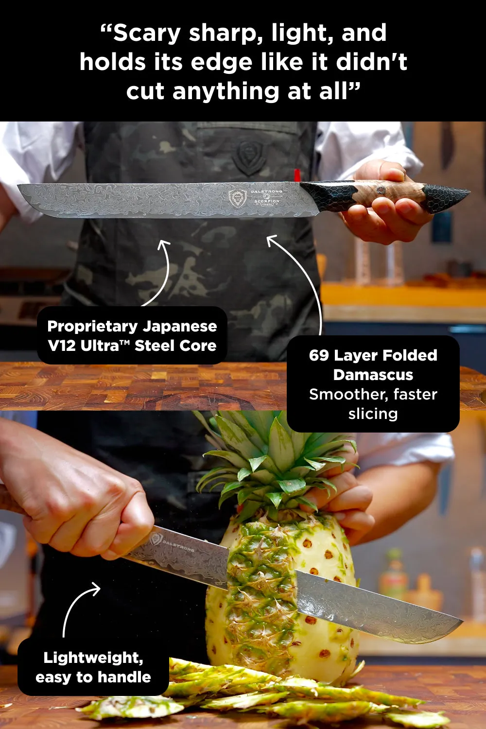 Slicer Knife 11" | The Scorpion Series | Venom Edition | Dalstrong ©