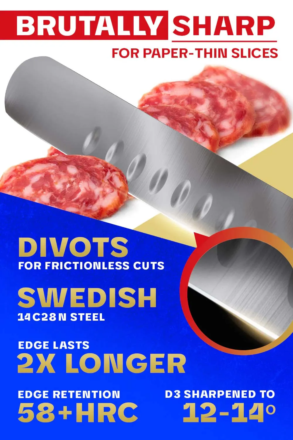 Slicing & Carving Knife 12" | Centurion Series | Dalstrong ©