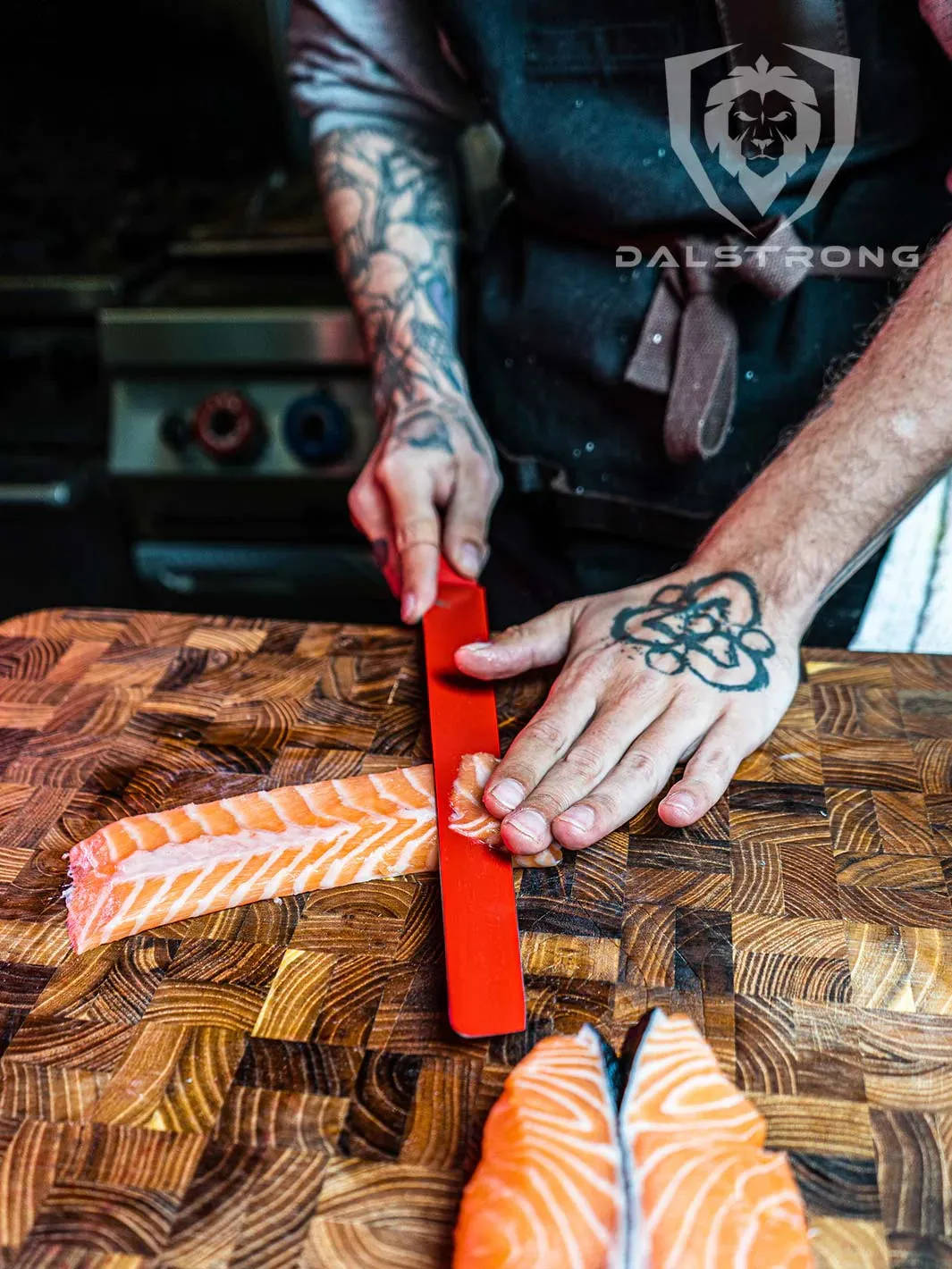 Slicing & Carving Knife 12" | Shadow Black Series | RED Edition | Dalstrong ©