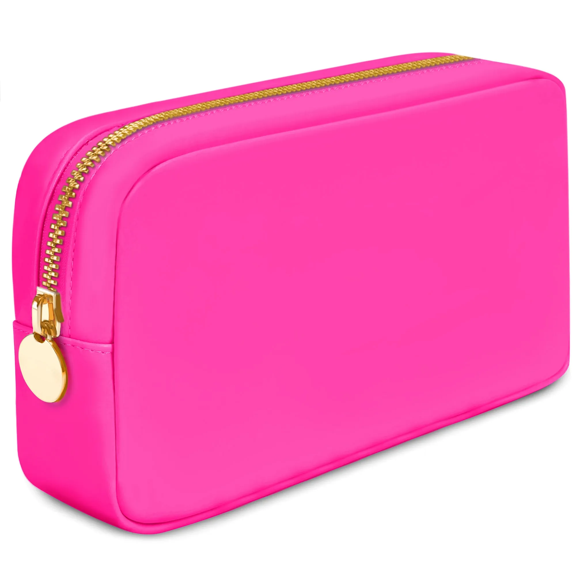 Small Makeup Bag For Purse - Hot Pink Cosmetics Bag For Women - Travel Toiletry Bag