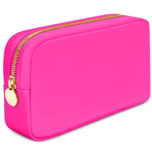 Small Makeup Bag For Purse - Hot Pink Cosmetics Bag For Women - Travel Toiletry Bag