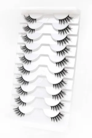 Spaced False Eyelashes