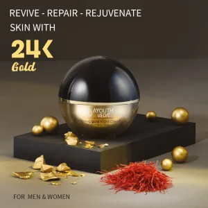 Sparkling Gold Night Cream With 24k Gold & Saffron