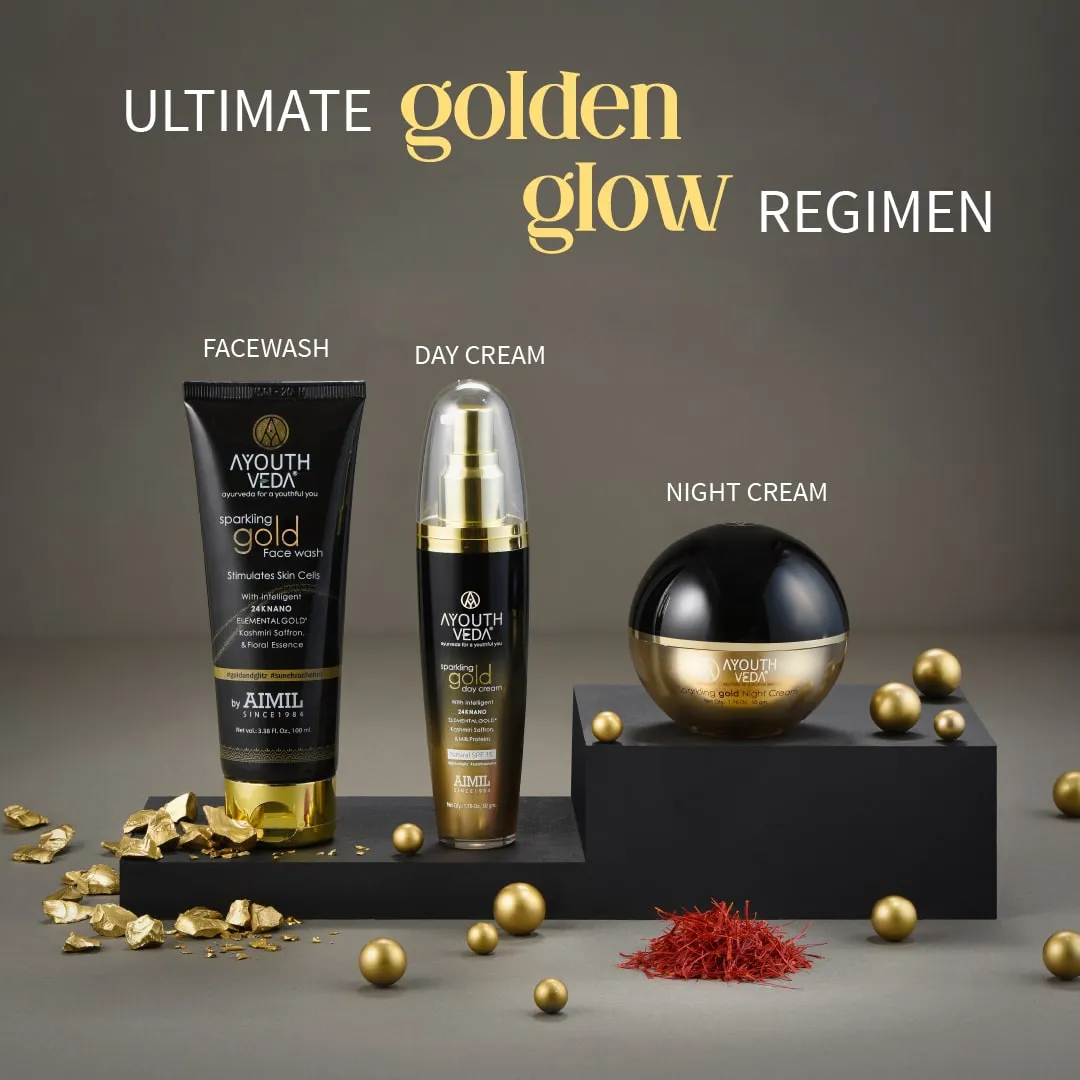 Sparkling Gold Night Cream With 24k Gold & Saffron