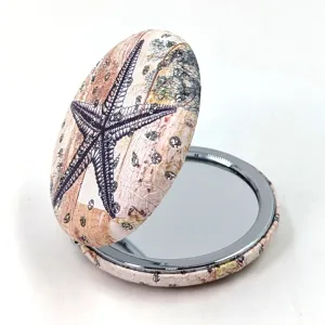 Starfish compact mirror with embedded crystals